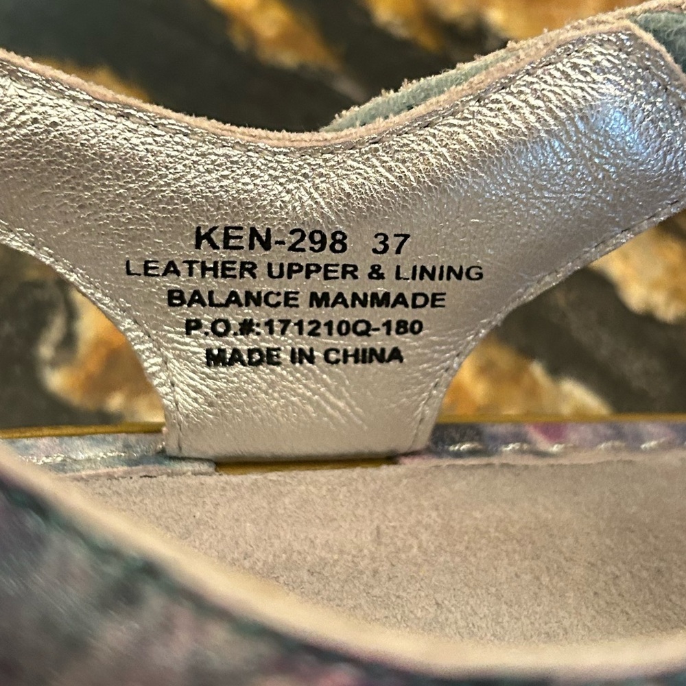 Alegria Leather Sandals with Adjustable Straps Kendra Impressionista US 7-7.5 - Picture 12 of 13